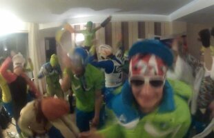 FOTE la cote maxime! Cum s-a distrat lotul Sloveniei: "Harlem Shake" în camera de hotel :D