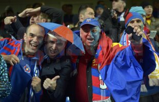 FOTO Imperiul expaţilor » Peste 8.000 de români au fost alături de Steaua pe Stamford Bridge