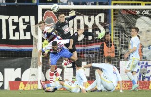 VIDEO+FOTO Amară păcăleală » Steaua a ratat în prelungirile prelungirilor cu Oţelul, 1-1, a 7-a victorie la rînd în campionat