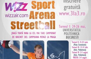 Luni de la ora 15:00 încep înscrierile pentru cel de-al nouălea sezon la Sport Arena Streetball!