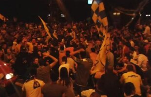 VIDEO Suporterii Petrolului au sărbătorit în stradă calificarea în Europa League