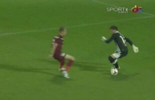 VIDEO Vîtcă s-a făcut de rîs din nou! Şi-a lăsat echipa în zece oameni şi a provocat penalty total aiurea