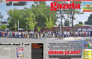 Mîine e Steaua - Legia » Arena va fi full cu stelişti, azi se vînd ultimele bilete! Copertă specială a Gazetei