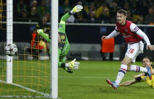 VIDEO Au străpuns ”zidul galben” » Arsenal şi-a luat revanşa în faţa lui Dortmund, scor 1-0