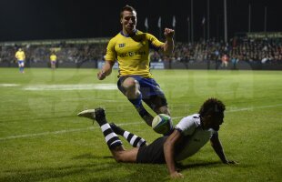 FOTO Primul eşec » Naţionala de rugby a României a fost învinsă de Fiji, 26-7