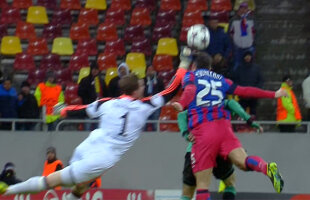 VIDEO Erori grave de arbitraj în Steaua - Schalke » Două penalty-uri neacordate de arbitrul întîlnirii