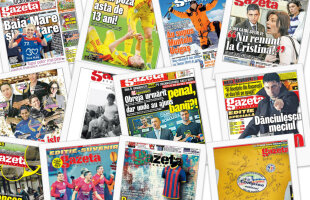 GALERIE FOTO Retrospectiva anului 2013 în 12 pagini întîi ale Gazetei Sporturilor! Alege-o pe cea mai reprezentativă