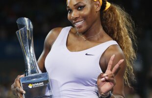 La al 58-lea trofeu » Serena Williams a început anul cu o victorie la Brisbane