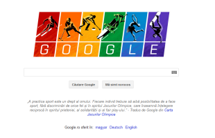 Google atacă legile antigay cu un doodle special înainte de deschiderea JO de la Soci: "A practica sport e un drept al omului, fără discriminări"