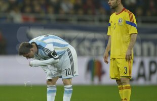 VIDEO Francezii ne "înţeapă" după ce Lionel Messi a vomitat pe teren la meciul cu România :X