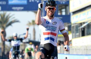 Mark Cavendish cîştigă un sprint cu sine însuşi în Tirreno-Adriatico. Alberto Contador rămîne în albastru