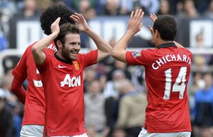 VIDEO Şi-a revenit Juan Mata! Fără Wayne Rooney şi Robin Van Persie, spaniolul a făcut spectacol cu Newcastle! United s-a impus, scor 4-0