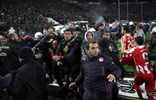 VIDEO Vendetta Greciei » Costin Lazăr a fost martor la incidentele extreme de la PAOK - Olympiakos, 1-0