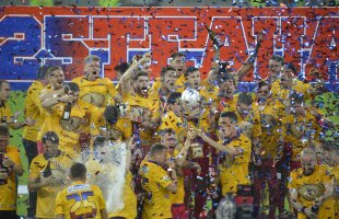 VIDEO Sărbătoare de adolescent » Steaua a celebrat cu fast cel de-al 25-lea titlu după 2-2 cu Oţelul