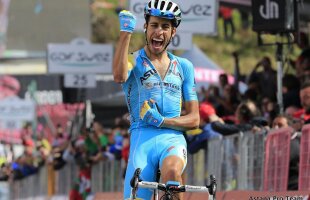 Fabio Aru cîştigă pe Muntele Pantani, iar avansul lui Rigoberto Uran se erodează sub atacurile lui Nairo Quintana