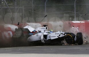 VIDEO La un pas de dezastru » Accident îngrozitor în ultima etapă din Formula 1