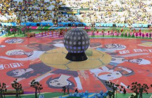 FOTO Sambadrom pe gazon » A XX-a ediţie a Campionatului Mondial de fotbal a debutat ieri la Sao Paulo cu un spectacol colorat