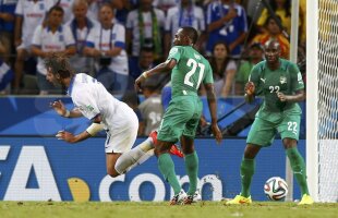 VIDEO+FOTO Cimitirul elefanţilor » Grecia se califică în optimi după cel mai dramatic meci al Mondialului, 2-1 cu Coasta de Fildeş