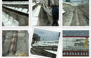 GALERIE FOTO Giuleştiul, ÎNCHIS! » "Meciul cu Steaua nu se va juca niciodată pe un stadion nesigur, fără scaune şi din care pot zbura sute de pietre!"