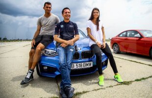 Piloţi pentru o zi » Sorana Cîrstea şi Horia Tecău au învăţat pe un BMW M3 cum se conduce sportiv