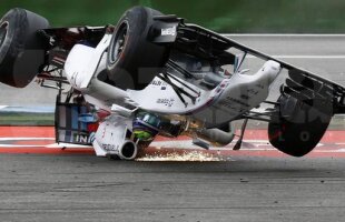 VIDEO A fost la un pas de dezastru! » Accident groaznic! Felipe Massa s-a răsturnat cu bolidul de Formula 1!