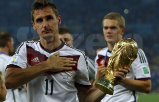 Bombardierul se opreşte » ”Miro” Klose lasă ”naţionala” Germaniei la ”momentul potrivit”: campion mondial şi golgeter all-time