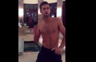 VIDEO Novak Djokovici a acceptat provocarea #IceBucketChallenge şi a făcut show! :D