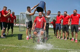 VIDEO şi FOTO Flavius Stoican a acceptat provocarea lui Constantin Anghelache! #IceBucketChallenge, episodul 2 la Dinamo