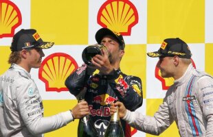 Cînd doi se bat, cîştigă Daniel Ricciardo! » Australianul a profitat în Belgia de acroşajul dintre Lewis Hamilton şi Nico Rosberg