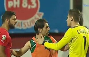 VIDEO Nervi întinşi la maximum după Rapid - Astra, 0-2 » Mircea Bornescu şi Ben Youssef, la un pas de bătaie