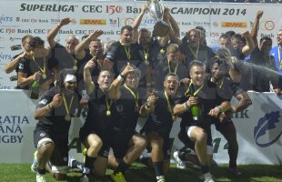 Ştiinţa Baia Mare a cîştigat al cincilea titlu la rugby: "E mult mai greu să revii în frunte!"