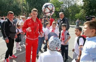 Dinamoviştii i-au învăţat fotbal pe puştii de la şcoala 51 din Capitală » A 8-a instituţie de învăţămînt bifată de roş-albi