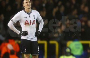 VIDEO Seară neagră pentru Vlad Chiricheş! Fundaşul a comis penalty-ul din care Tottenham a fost egalată