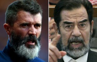 Legenda lui Manchester United luată peste picior de un fost adversar: "Roy Keane, parcă eşti Saddam!"