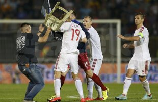 FOTO şi VIDEO O dronă a "aprins" stadionul » Incidente grave la Serbia - Albania! Meciul a fost suspendat