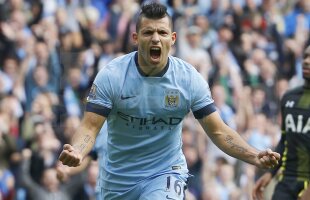 VIDEO Zi istorică pentru Kun Aguero! "Pokerul" cu Tottenham l-a transformat în cel mai bun marcator al lui Manchester City în istoria Premier League