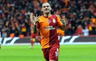 VIDEO Fa-bu-los! Wesley Sneijder a decis derby-ul Turciei cu două execuţii de generic! Galatasaray - Fenerbahce 2-1