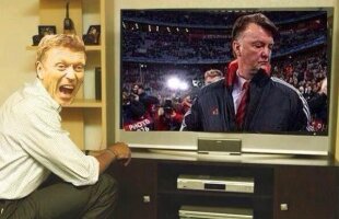 FOTO Mai slab decît David Moyes! Louis van Gaal şi Manchester United, ţintele ironiilor pe reţelele de socializare