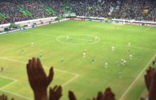 VIDEO Gest fără precedent la un meci de Liga Campionilor » 50.000 de fani ai lui Sporting Lisabona au protestat vehement