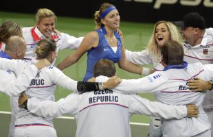 Cehia a luat din nou Cupa Fed » Petra Kvitova a fost decisivă în finală: "E un trofeu de care nu poţi să te bucuri în fiecare zi"