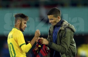 VIDEO Moment surprinzător la ultimul amical al Braziliei » Reacţia lui Neymar după ce un fan a fost ridicat de stewarzi