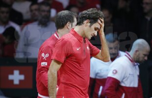 Egalitate după primele două meciuri din finala Cupei Davis! Roger Federer, răpus de problemele fizice! Monfils şi Wawrinka au cîştigat meciurile în care au fost implicaţi