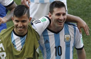 Abia s-au tras optimile, dar meciul dintre FC Barcelona şi Manchester City a început deja! » Lionel Messi rîde de Kun Aguero