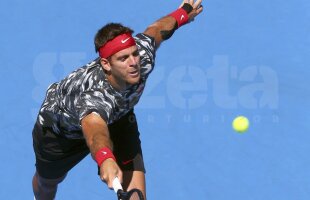 I-a cedat din nou încheietura! Juan Martin Del Potro s-a retras de la Australian Open