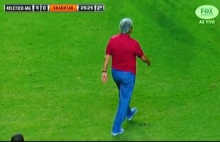 VIDEO Nervos şi în amicale » Mircea Lucescu a sărit la gîtul unui arbitru din Brazilia şi a fost calmat cu greu