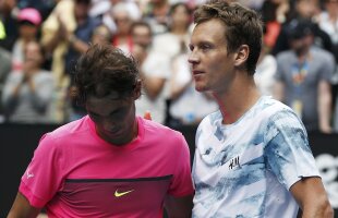 Revolta lui Tomas Berdych » Cehul a evitat un record ruşinos şi l-a învins pe Rafael Nadal, după 17 înfrîngeri consecutive!