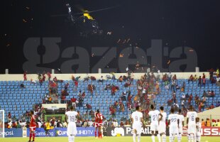 Vînaţi cu elicopterul! » Fanii Guineii Ecuatoriale şi-au atacat adversarii la meciul cu Ghana, din semifinalele Cupei Africii