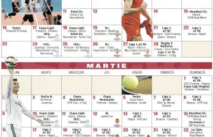 Ne pregătim de start! » Calendarul evenimentelor sportive din lunile februarie şi martie