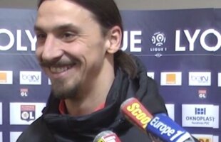 VIDEO Zlatan Ibrahimovici loveşte din nou! Ce a făcut suedezul la zona mixtă, după meciul cu Lyon