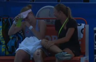 VIDEO Momente comice oferite de o jucătoare de tenis din România » A pierdut un set la zero, dar s-a distrat pe cinste cu antrenoarea: "Hai să cîntăm"